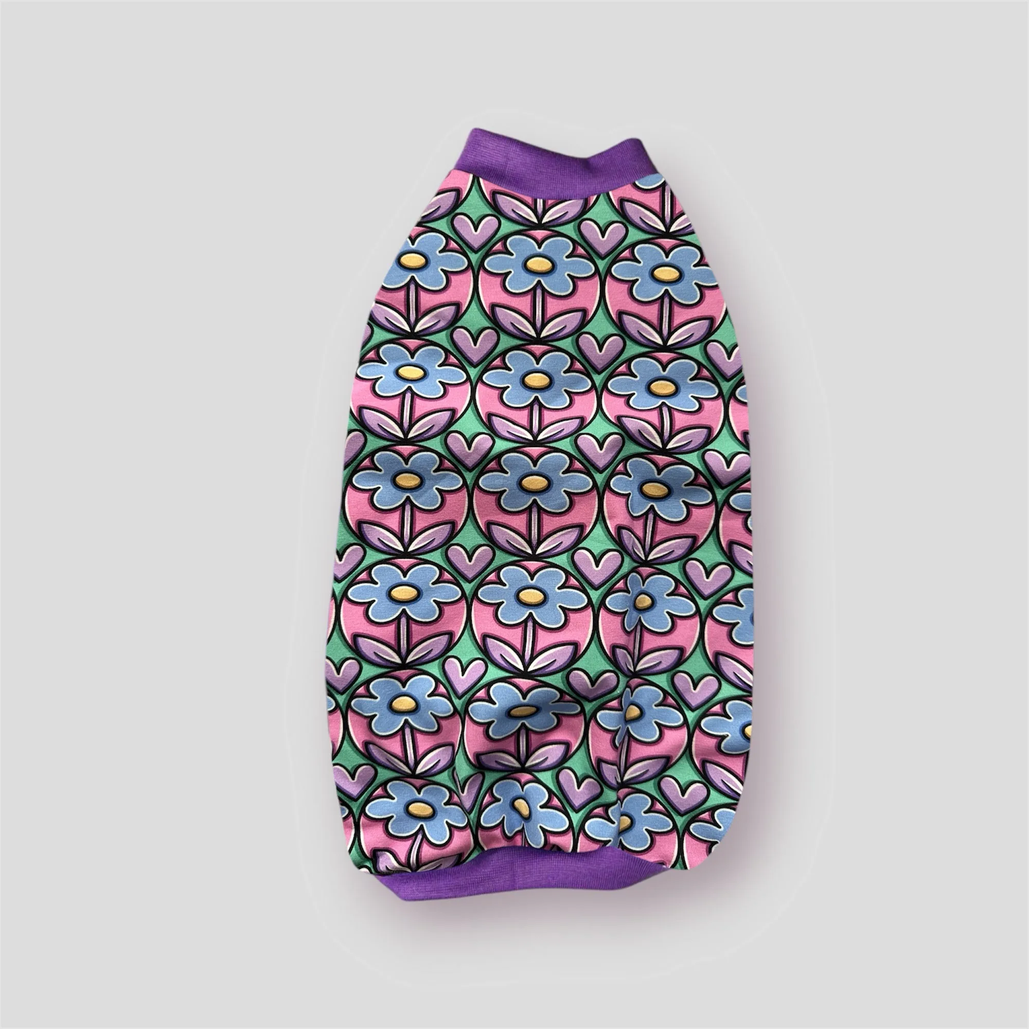 Flower Power Sphynx Fashion Clothing UK Cat Top T-shirt Clothing for Cats Devon Rex Sphynx Peterbald