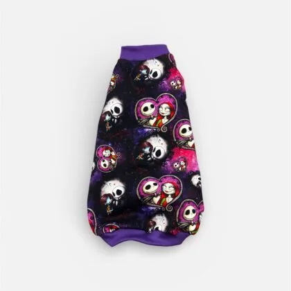 Nightmare Christmas Jack and Sally Sphynx Fashion Clothing Sphynx Apparel Sphynx Wear UK Cat Top T-shirt Clothing for Cats Devon Rex Sphynx Peterbald Hairless cats