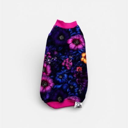 Floral Grunge Girlie Sphynx Fashion Clothing Sphynx Apparel Wear UK Cat Top T-shirt Clothing for Cats Devon Rex Sphynx Peterbald