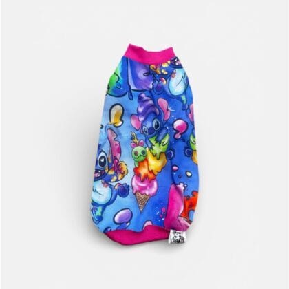 Stitch Disney Sphynx Fashion Clothing Sphynx Apparel Wear UK Cat Top T-shirt Clothing for Cats Devon Rex Sphynx Peterbald