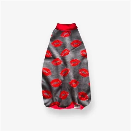 Love Kisses Lips Sphynx Fashion Clothing Sphynx Apparel Wear UK Cat Top T-shirt Clothing for Cats Devon Rex Sphynx Peterbald