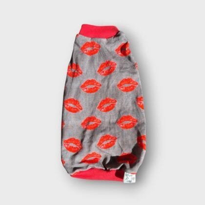 Kisses All Over Cotton Jersey